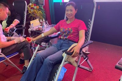 Hưởng ứng phong trào ‘Hiến máu tình nguyện – Hiến máu cứu người