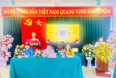 Hội nghị cán bộ, viên chức, người lao động năm học 2025-2026.